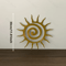 Antique Coiled Star Metal Wall Sculpture For Outdoor And Farmhouse Home Decor 4