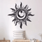 Art Deco Metal Sun Wall Sculpture For Indoor And Outdoor Home Decor 1