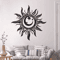 Art Deco Metal Sun Wall Sculpture For Indoor And Outdoor Home Decor 2
