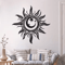 Art Deco Metal Sun Wall Sculpture For Indoor And Outdoor Home Decor 2