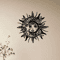 Geometric Sun And Moon Metal Wall Art For Modern Mystical Home Decor 2
