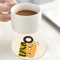 Picasso Style Wooden Coaster Set For Coffee Cups And Artistic Table Decor 2