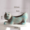 Cute Ceramic Cat Succulent Planter Vase For Indoor Plants And Home Decor 5