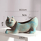 Cute Ceramic Cat Succulent Planter Vase For Indoor Plants And Home Decor 5