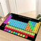 Periodic Table Learning Rug NonSlip Educational Science Floor Mat 10