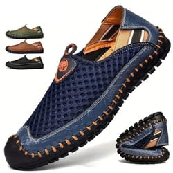 men's breathable hiking shoes non slip outdoor walking sneakers