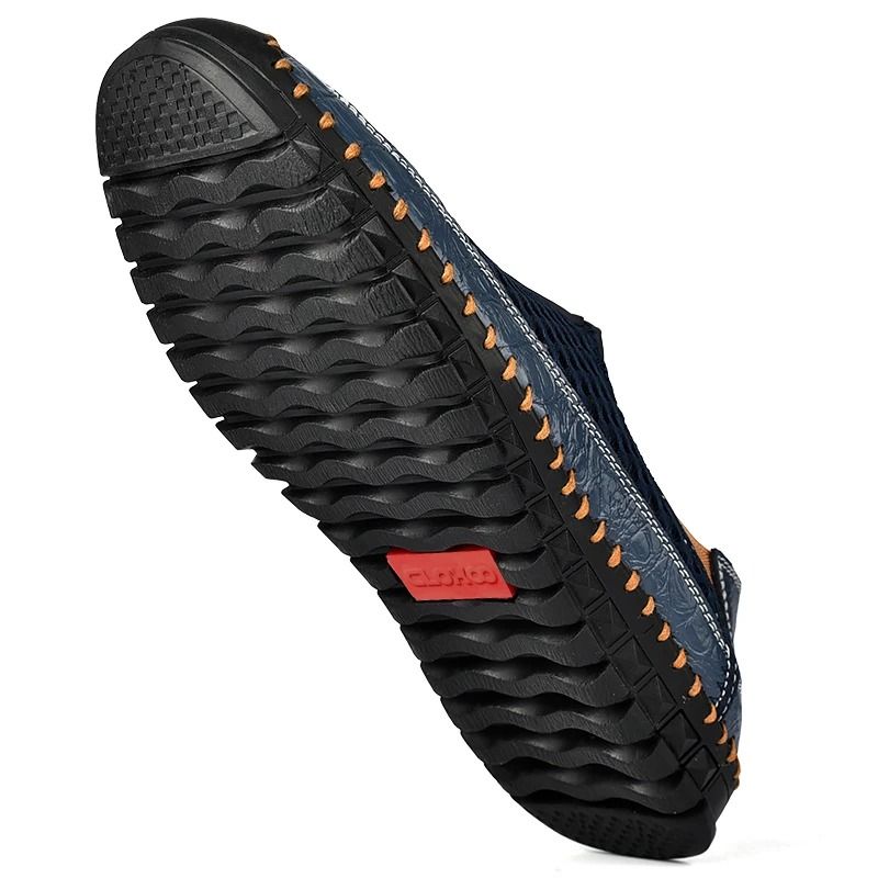 Mens Breathable Hiking Shoes Non Slip Outdoor Walking Sneakers 1