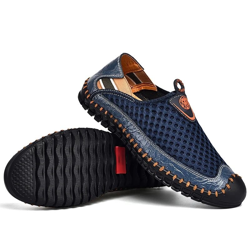Mens Breathable Hiking Shoes Non Slip Outdoor Walking Sneakers 2