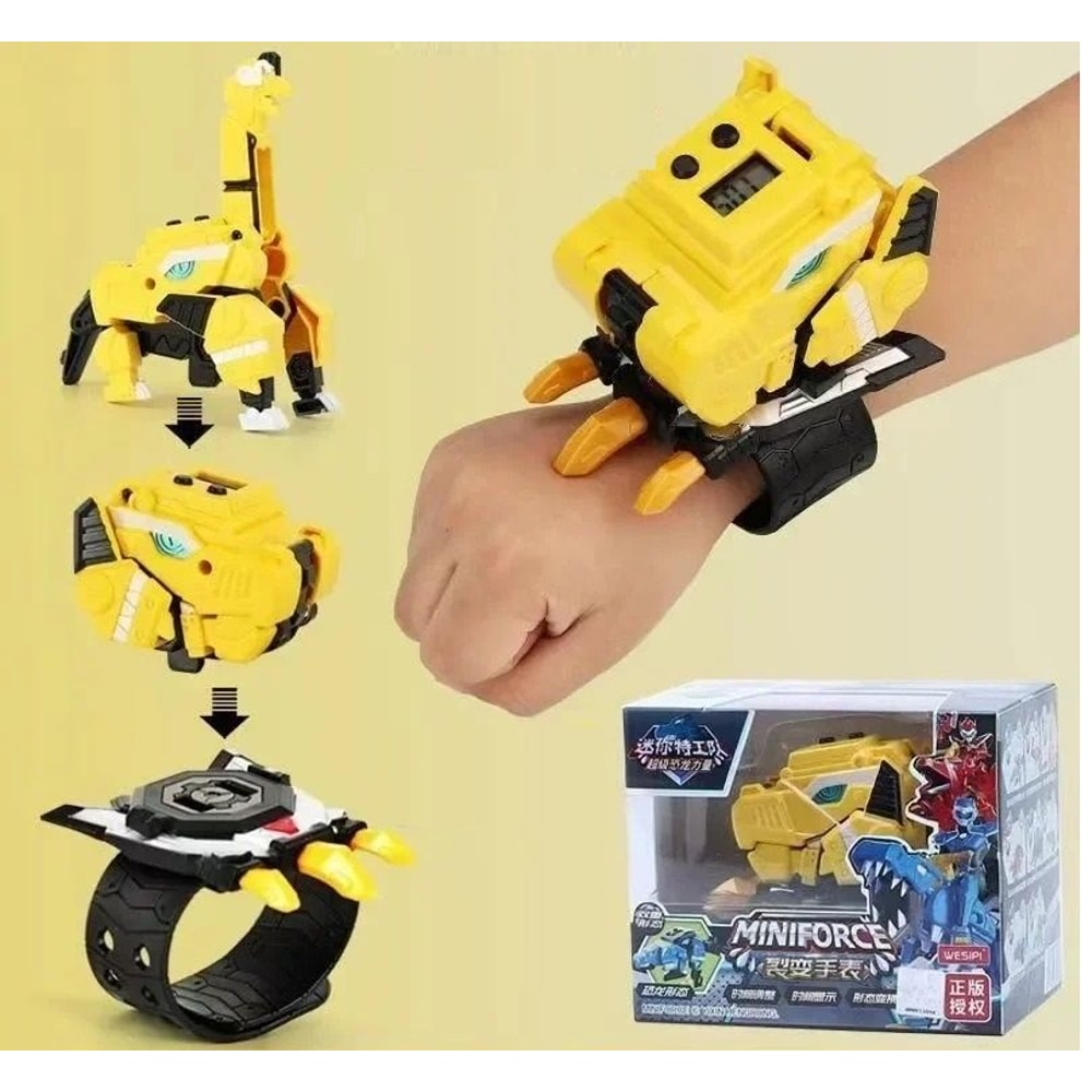 Transforming Dinosaur Robot Watch Toy 6