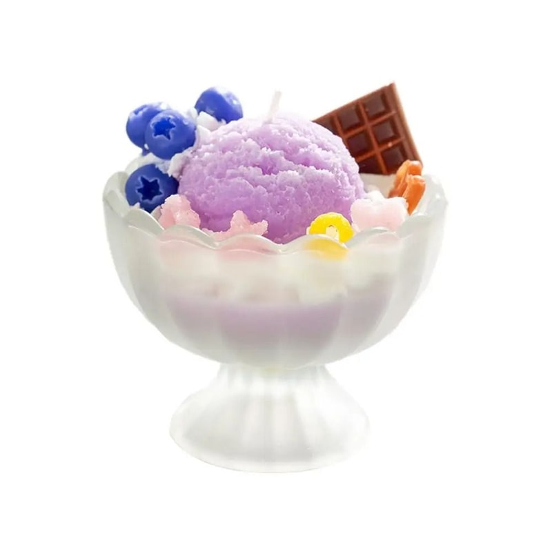 Ice Cream Dessert Scented Candle Home Decor Accent 7