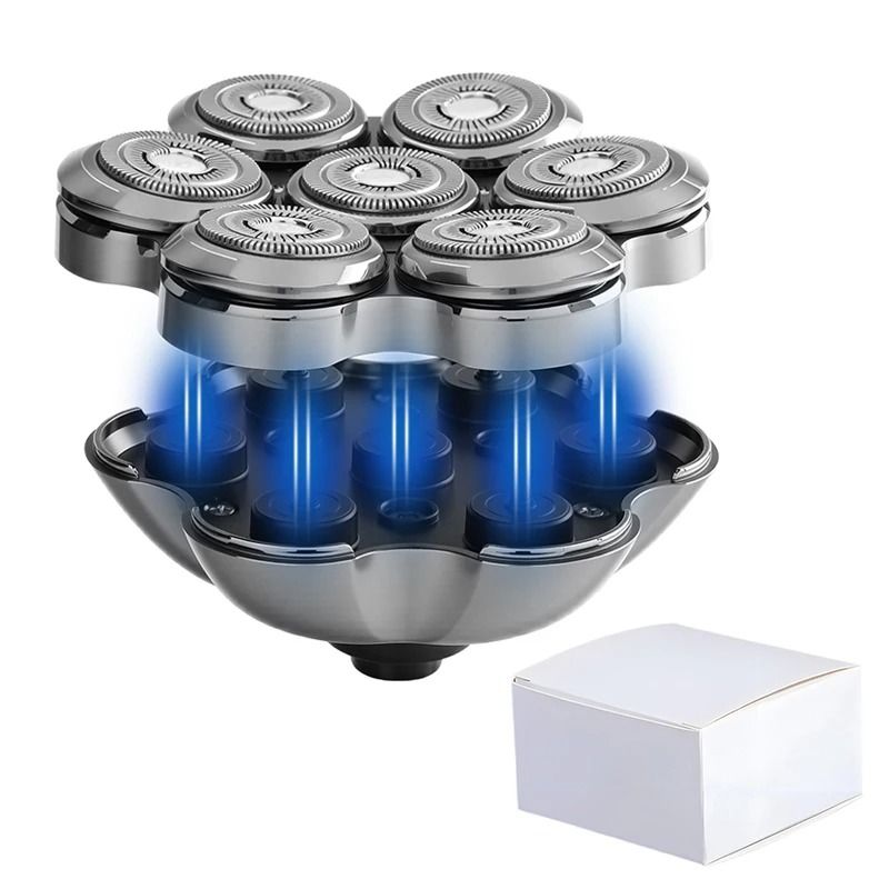 Replacement 7D Electric Shaver Head With Floating Blades 6