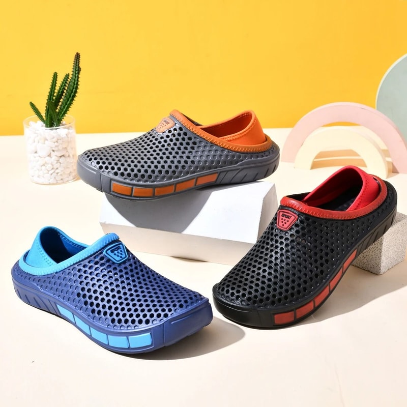Mens Lightweight Breathable Casual Clogs 0