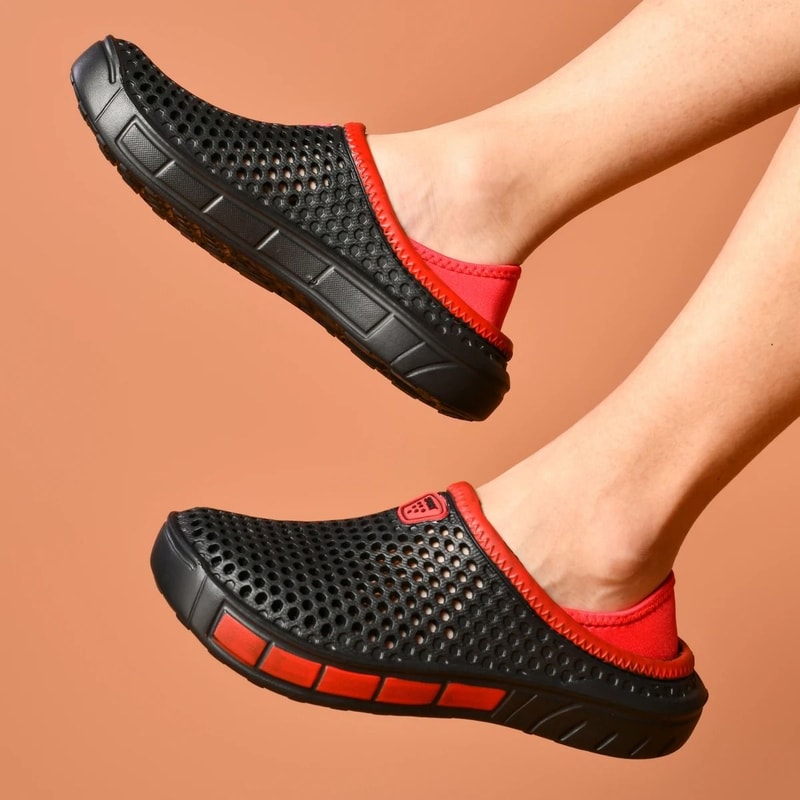 Mens Lightweight Breathable Casual Clogs 4
