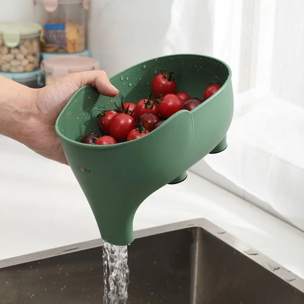 Elephant Sink Drain Basket Kitchen Storage Organizer 4