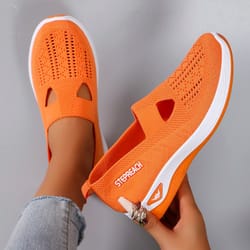 women's breathable mesh walking sneakers