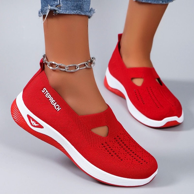 Womens Breathable Mesh Walking Sneakers 9