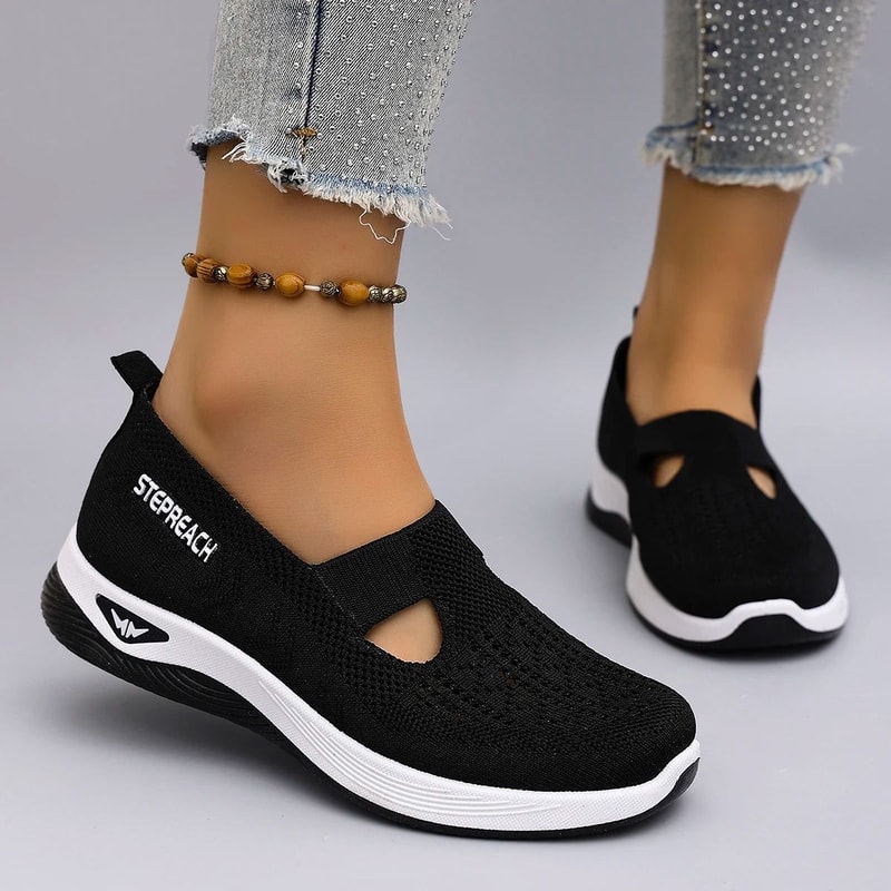 Womens Breathable Mesh Walking Sneakers 4