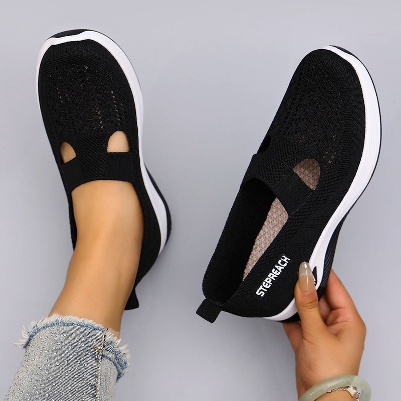Womens Breathable Mesh Walking Sneakers 5