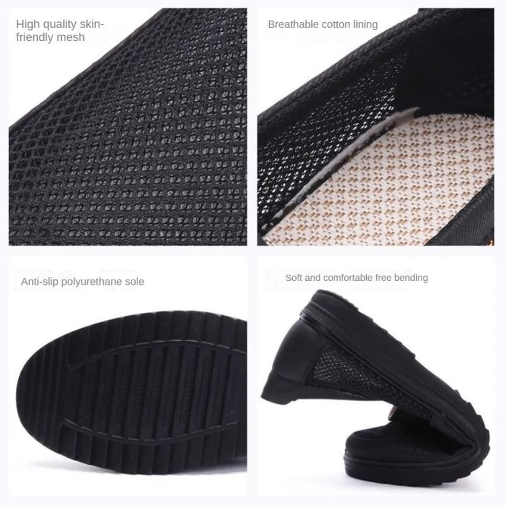 Mens Breathable Mesh Chunky Sole Sneakers 3
