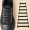 Silicone No Tie Shoelaces Elastic Shoe Laces 0