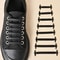 Silicone No Tie Shoelaces Elastic Shoe Laces 0