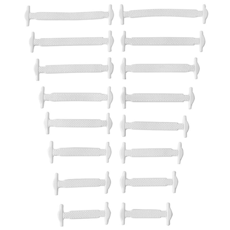 Silicone No Tie Shoelaces Elastic Shoe Laces 8