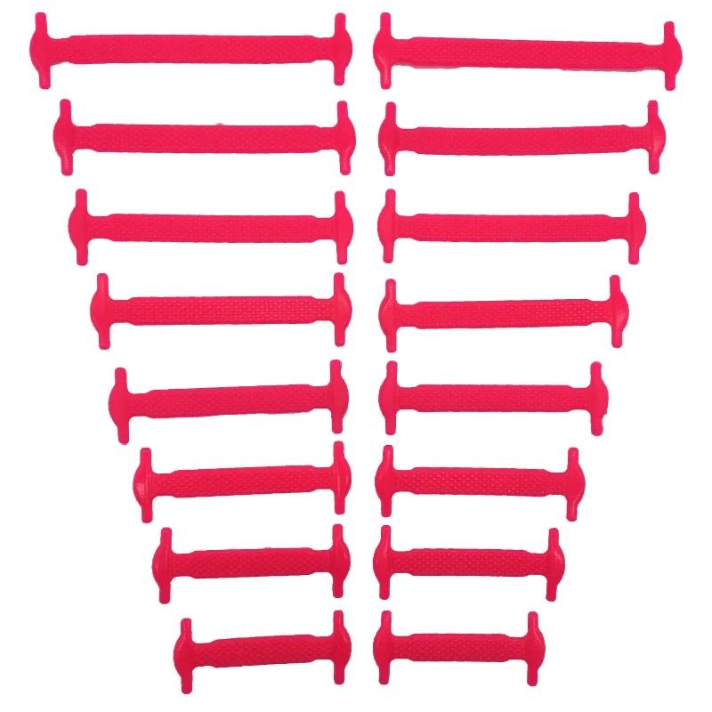 Silicone No Tie Shoelaces Elastic Shoe Laces 10