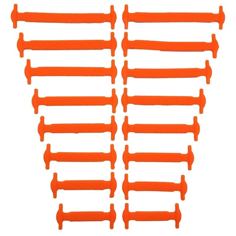 Silicone No Tie Shoelaces Elastic Shoe Laces 11