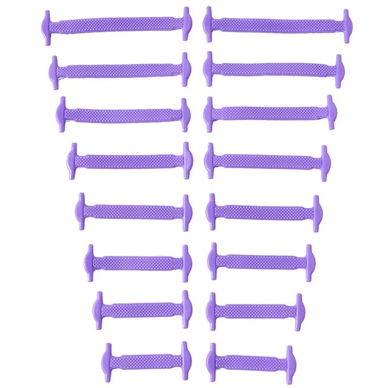 Silicone No Tie Shoelaces Elastic Shoe Laces 14