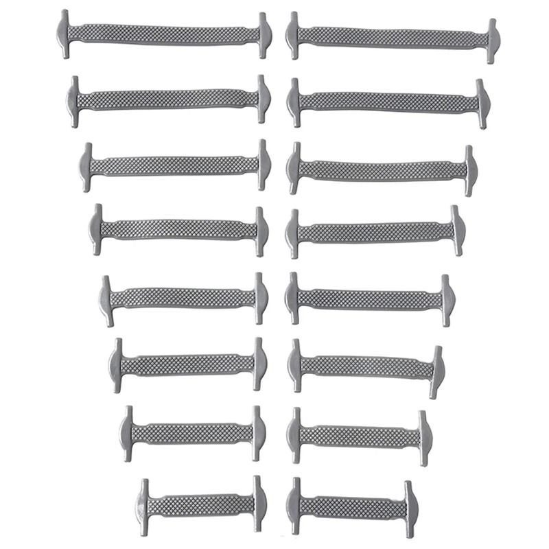 Silicone No Tie Shoelaces Elastic Shoe Laces 16