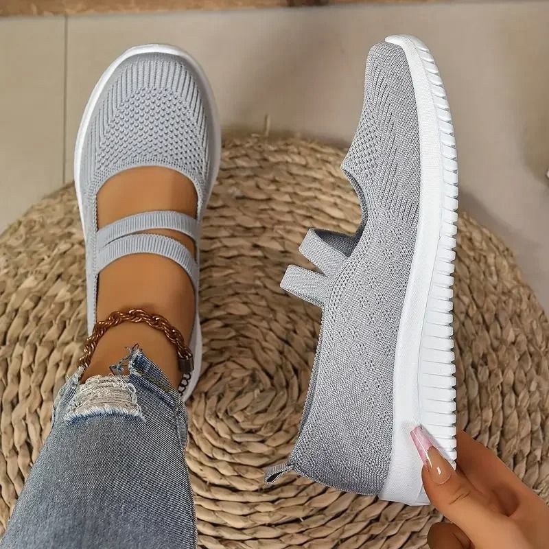 Womens Breathable Mesh Slip On Walking Shoes 2