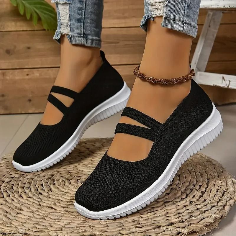 Womens Breathable Mesh Slip On Walking Shoes 3