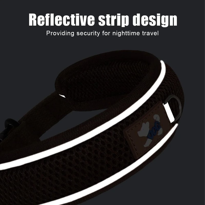 Personalized Reflective Mesh Dog Collar 3