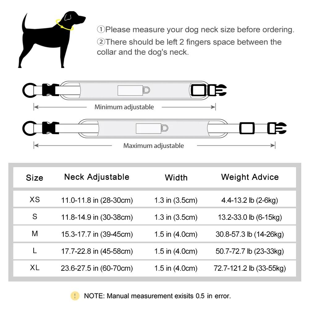 Personalized Reflective Mesh Dog Collar 5