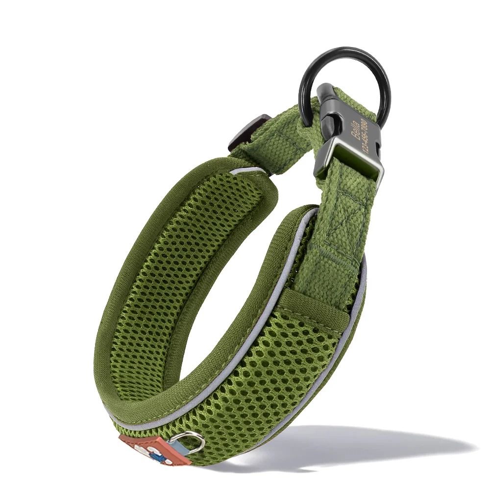 Personalized Reflective Mesh Dog Collar 8