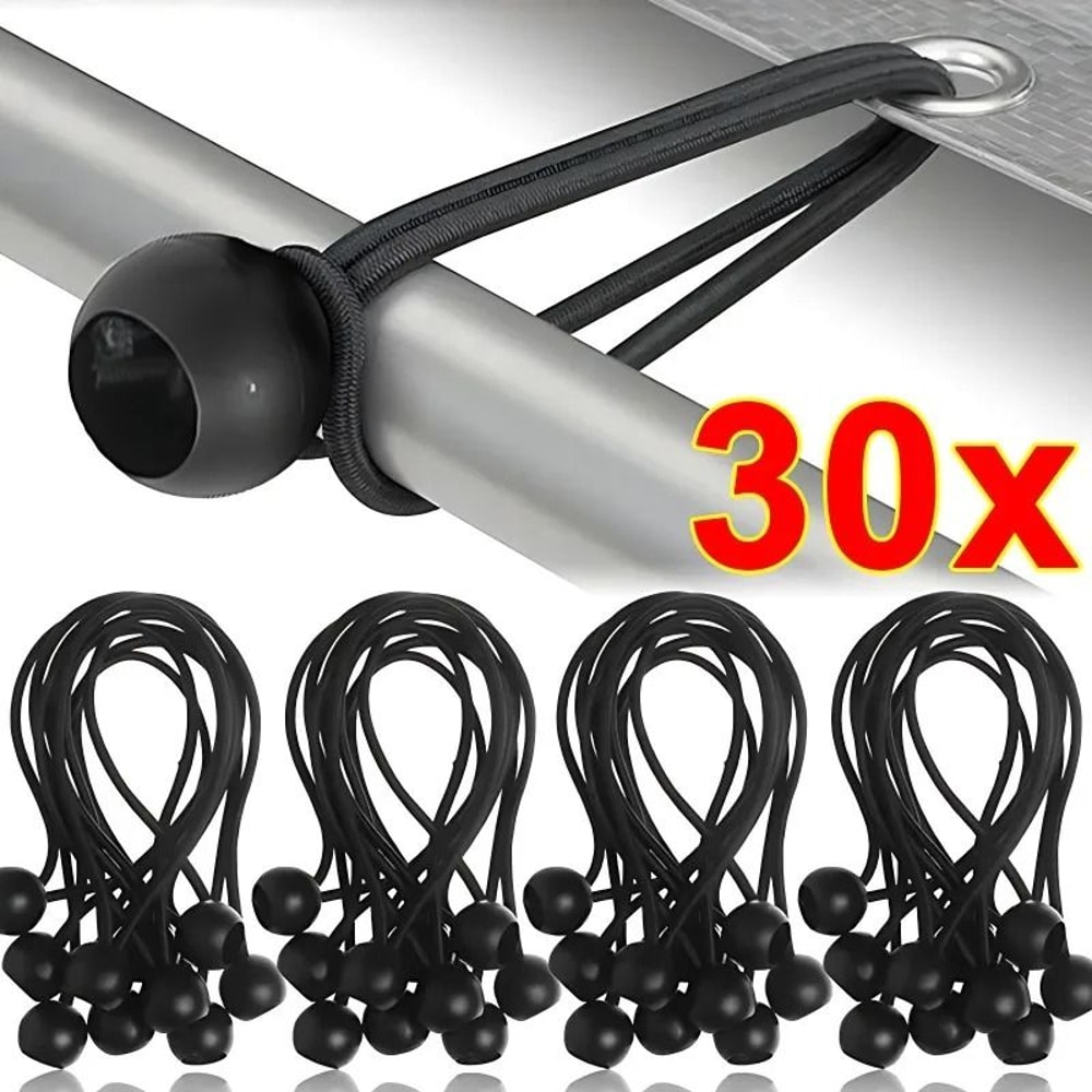 Heavy Duty Elastic Ball Bungee Cord Set 0
