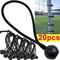 Heavy Duty Elastic Ball Bungee Cord Set 2