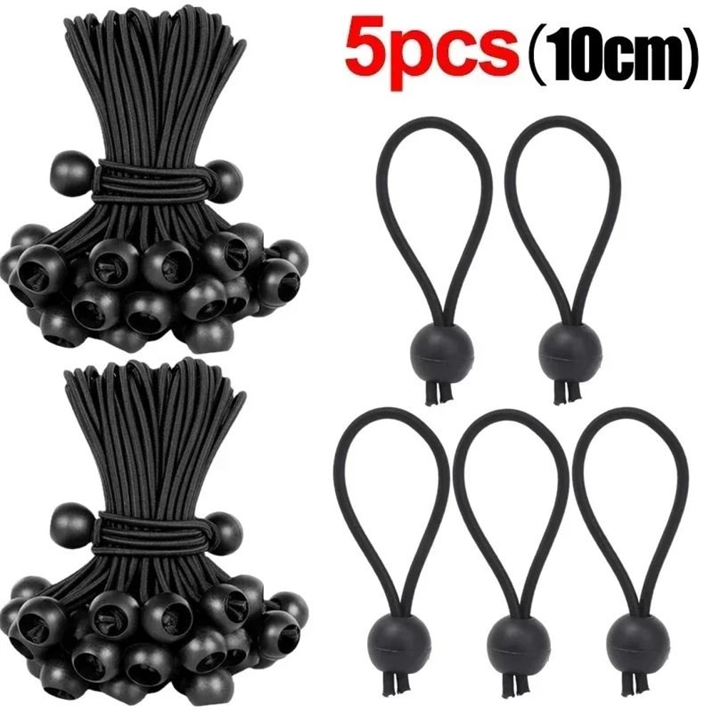 Heavy Duty Elastic Ball Bungee Cord Set 6