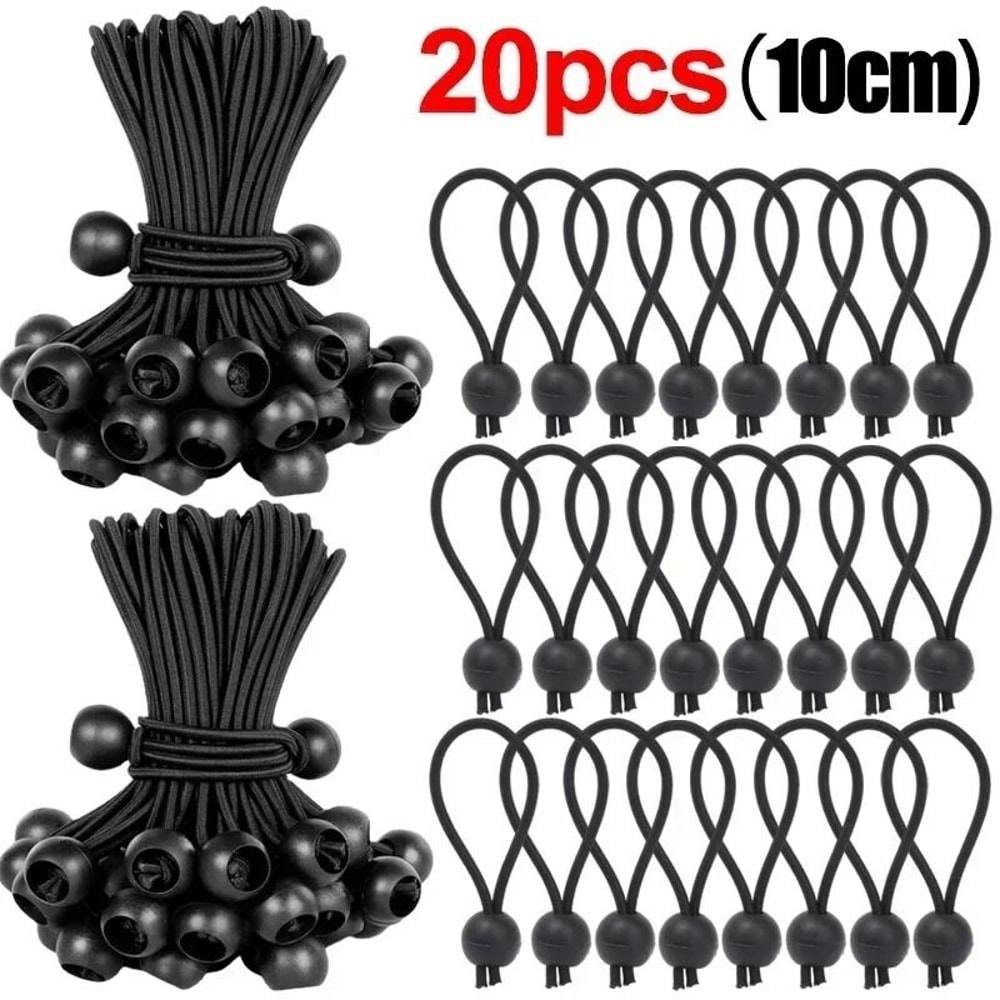 Heavy Duty Elastic Ball Bungee Cord Set 8