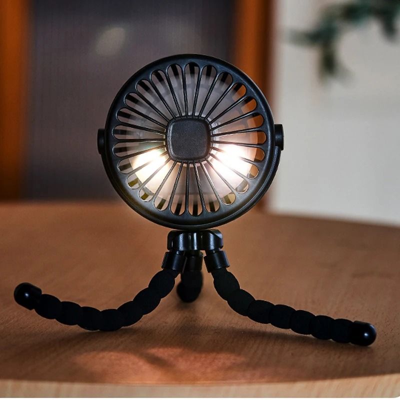 Portable Clip On Stroller Fan With USB Rechargeable Battery 5