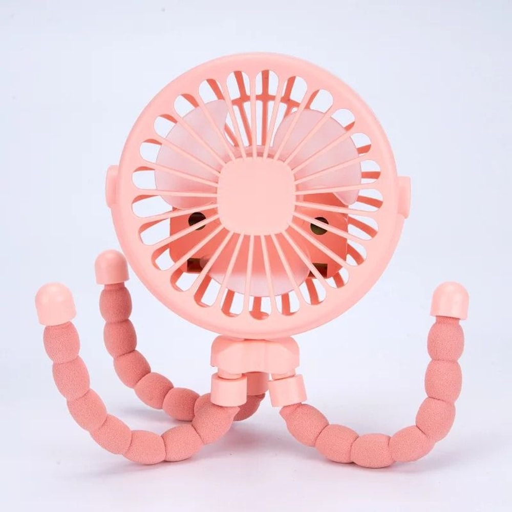 Portable Clip On Stroller Fan With USB Rechargeable Battery 7