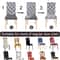 Stretch Fit Printed Dining Chair Cover 2