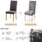 Stretch Fit Printed Dining Chair Cover 4