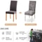 Stretch Fit Printed Dining Chair Cover 4
