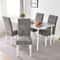 Stretch Fit Printed Dining Chair Cover 5