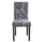 Stretch Fit Printed Dining Chair Cover 15