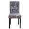 Stretch Fit Printed Dining Chair Cover 15