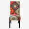 Stretch Fit Printed Dining Chair Cover 16
