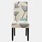 Stretch Fit Printed Dining Chair Cover 20
