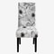 Stretch Fit Printed Dining Chair Cover 21